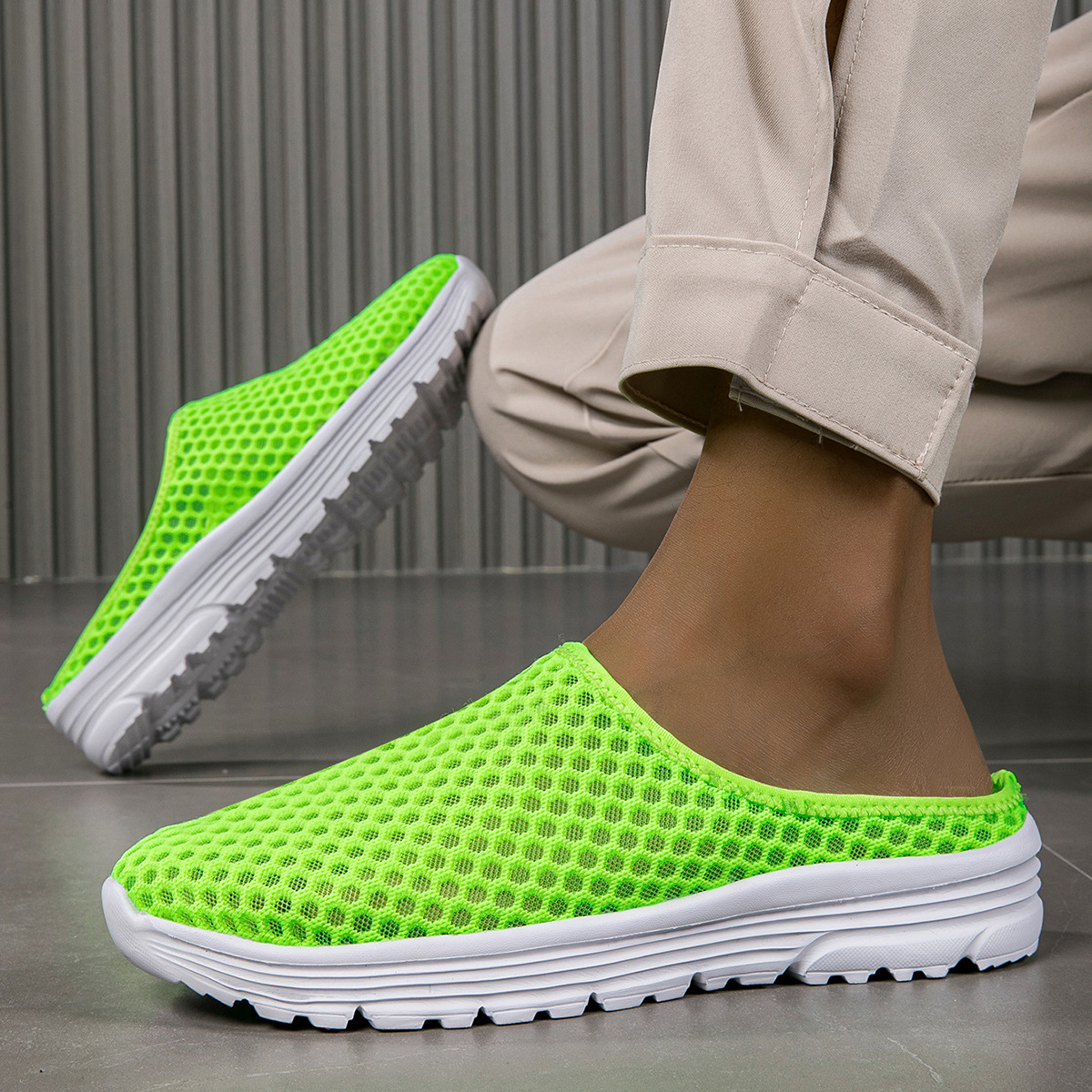 Mesh Outdoor Walking Sandals With A Head Cover foto 3