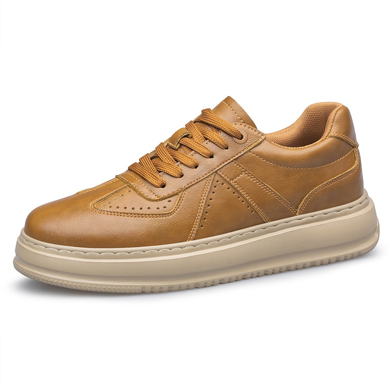 Men's Lace Up Lightweight Trendy All-matching Casual Board Shoes