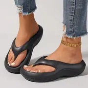 Women's Thick-soled Flip-flops Non-slip Non-stinky Slippers foto 4