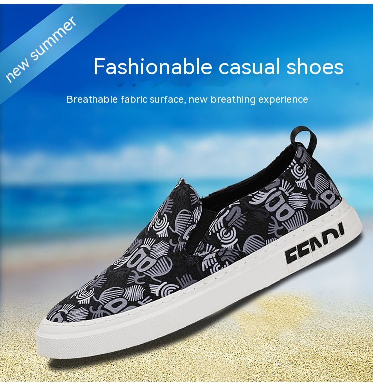 Men's Shoes Spring New Casual Versatile Shoes Korean Fashion Shoes Low-top Men's Canvas Shoes foto 2
