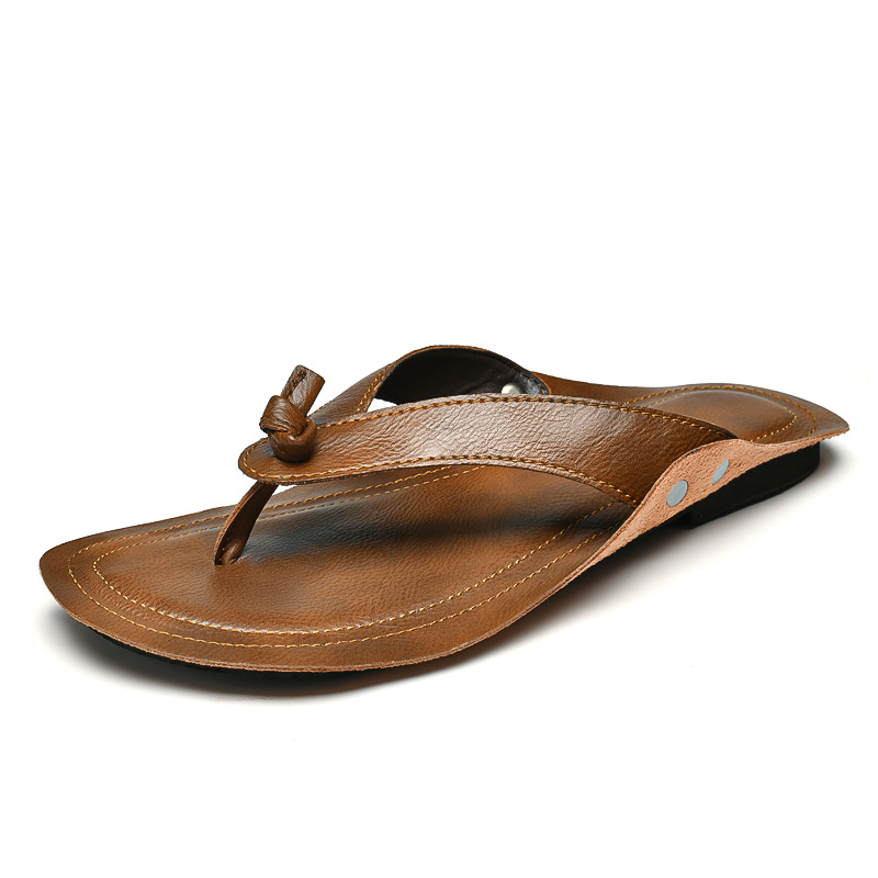 Men's Outdoor Flip-Flop Beach Sandals foto 4