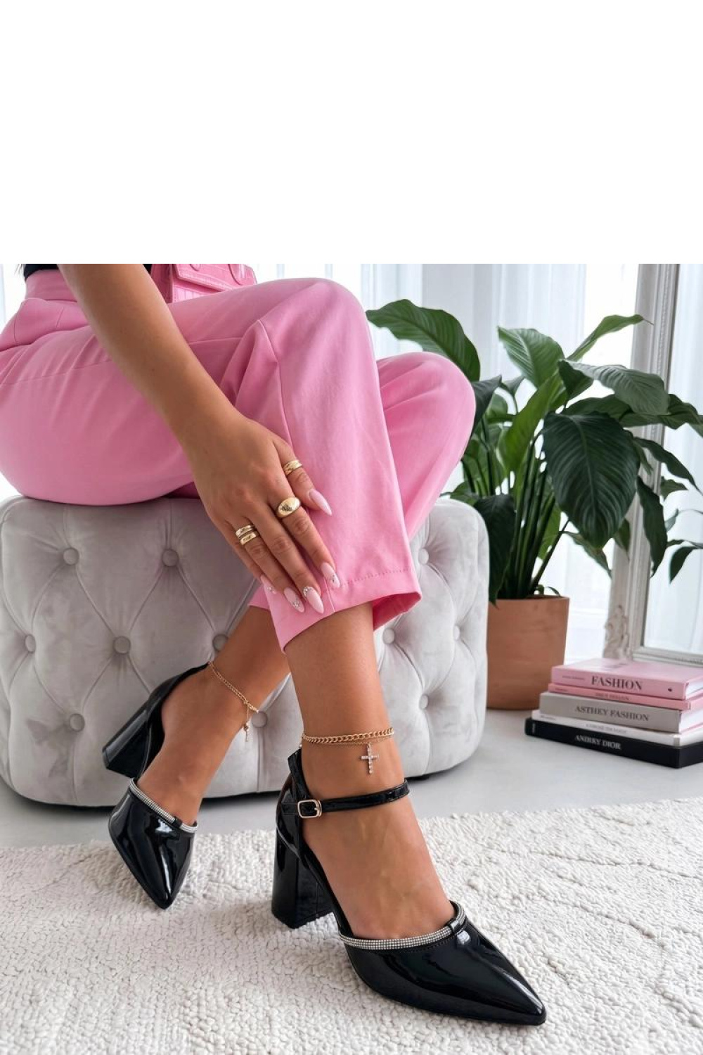 Pumps met dikke hak Solea