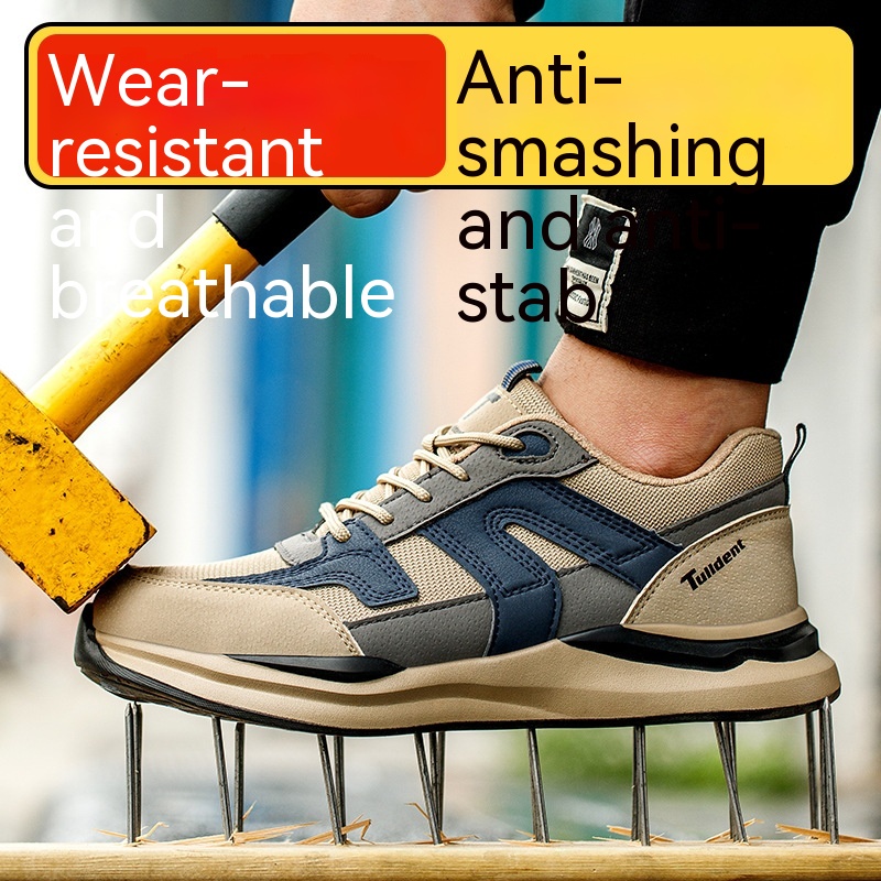 Labor Protection Shoes With Anti Smashing And Anti Piercing Steel Toe Caps foto 2