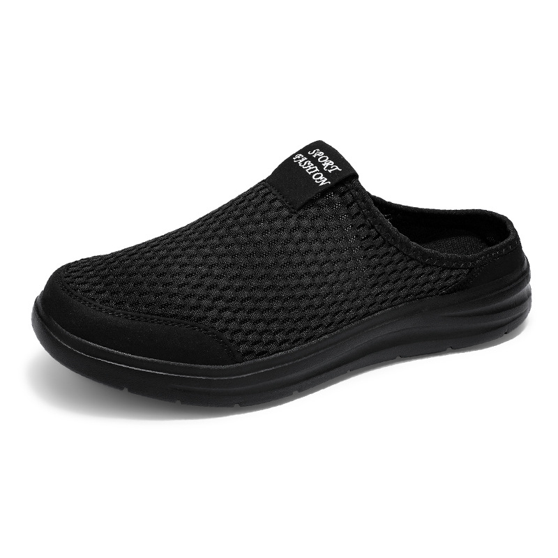 Men's Hollow-out Breathable Hole Muller Shoes Mesh foto 2
