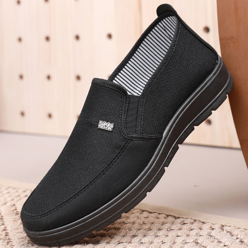 Men's Thin Shoes Slip-on Non-slip Elderly Dad Shoes Breathable Leisure foto 5