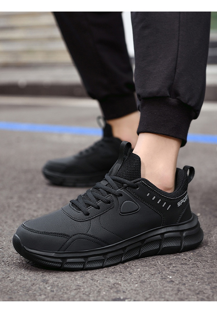 Casual Leather Soft Bottom 48 Size Plus Size Leisure Sports Travel Shoes foto 5