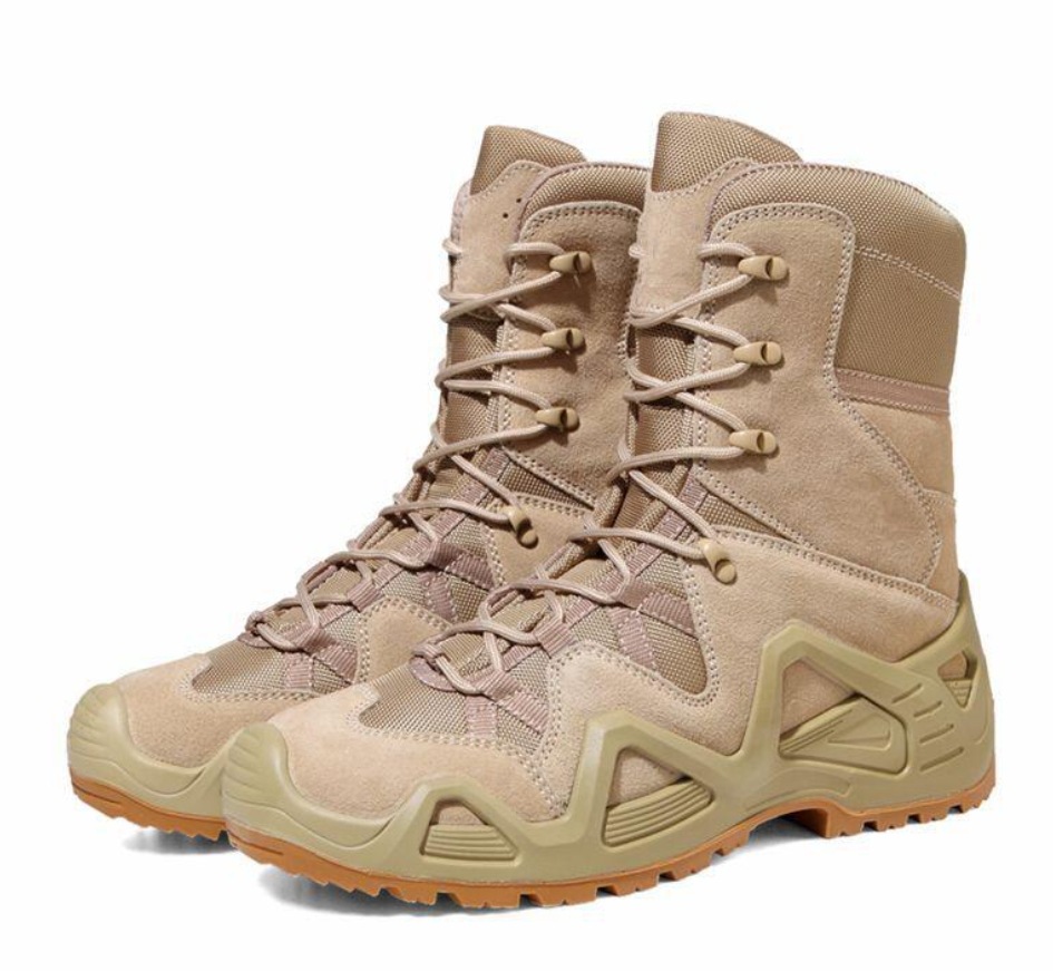 Mid-top High-top Military Fans Outdoor Training Hiking Shoes Military Fans Combat Boots foto 2