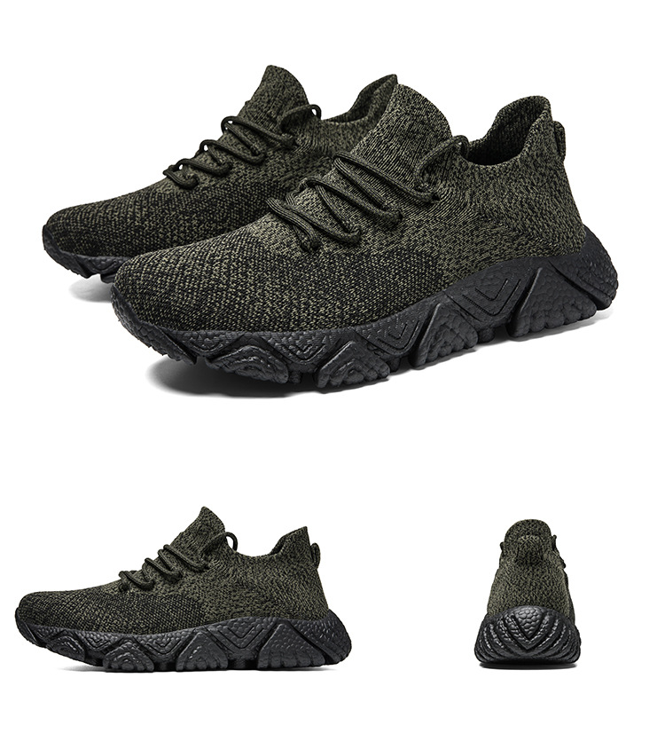 Men's Stylish And Lightweight Plus Size Slip-on Casual Sock Shoes foto 5