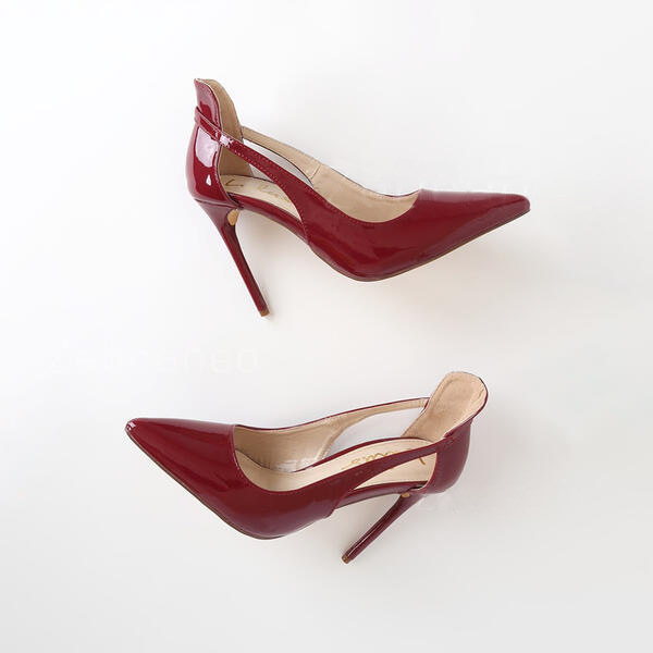 Womens French-style Fashionable Pointed-toe Hollow-out High Heels foto 2