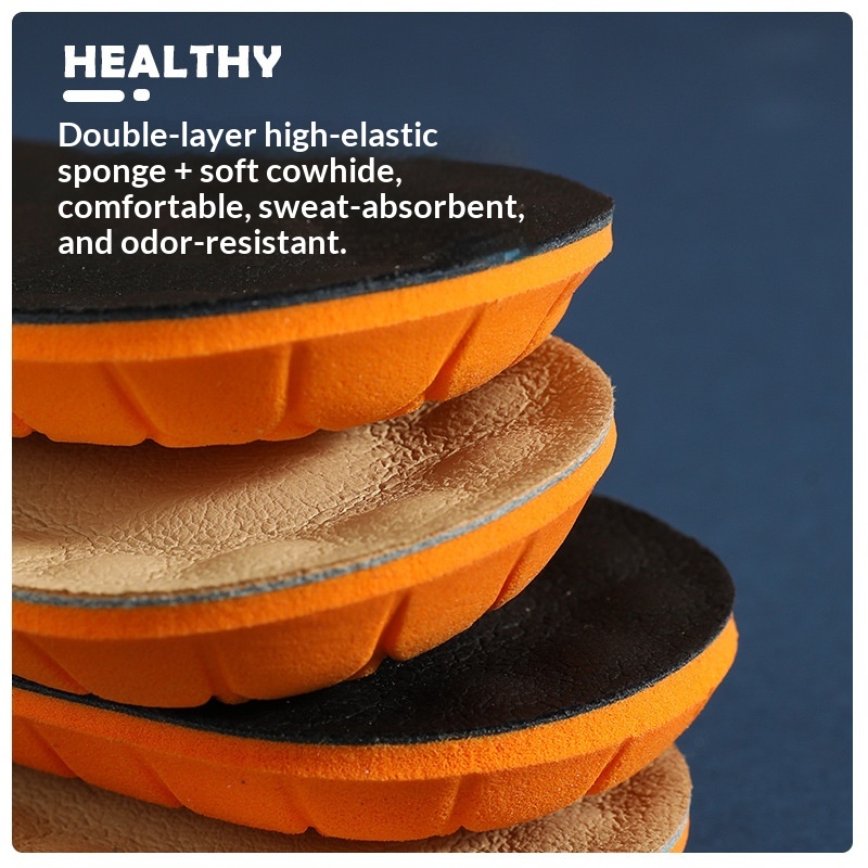Leather Shoe Insoles Deodorizing Sweat-absorbing Breathable Odor-eliminating And Shock-absorbing For Sports foto 5