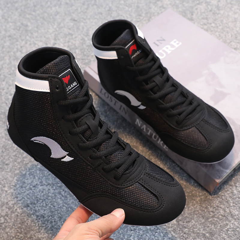 Wrestling Shoes Men And Women Training Boxing Shoe foto 3