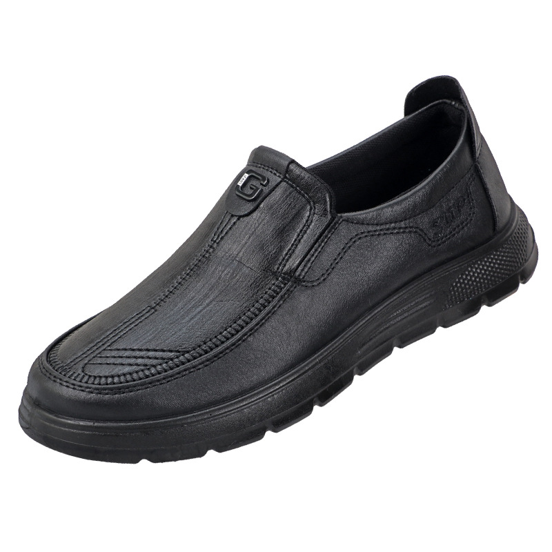 Men's Business Casual Leather Shoes Daddy's Shoes For Middle-aged And Elderly People Soft Bottom foto 5