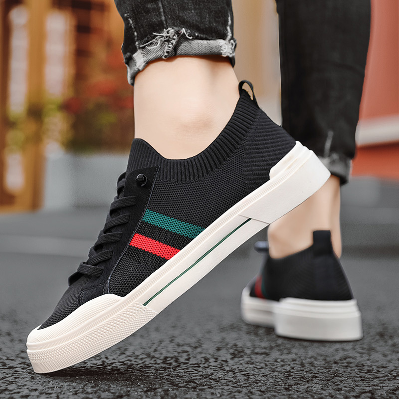 Breathable Thin Knitted Mesh Men's Casual Sneakers foto 3