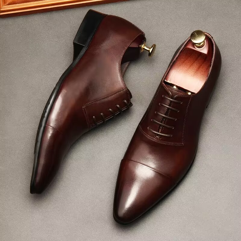 Lace-up Business Formal Shoes For Trendy Men foto 2