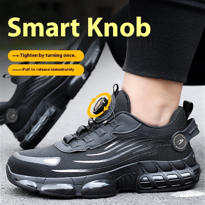 Anti-smash And Anti-puncture Safe Flyknit Work Shoes foto 4