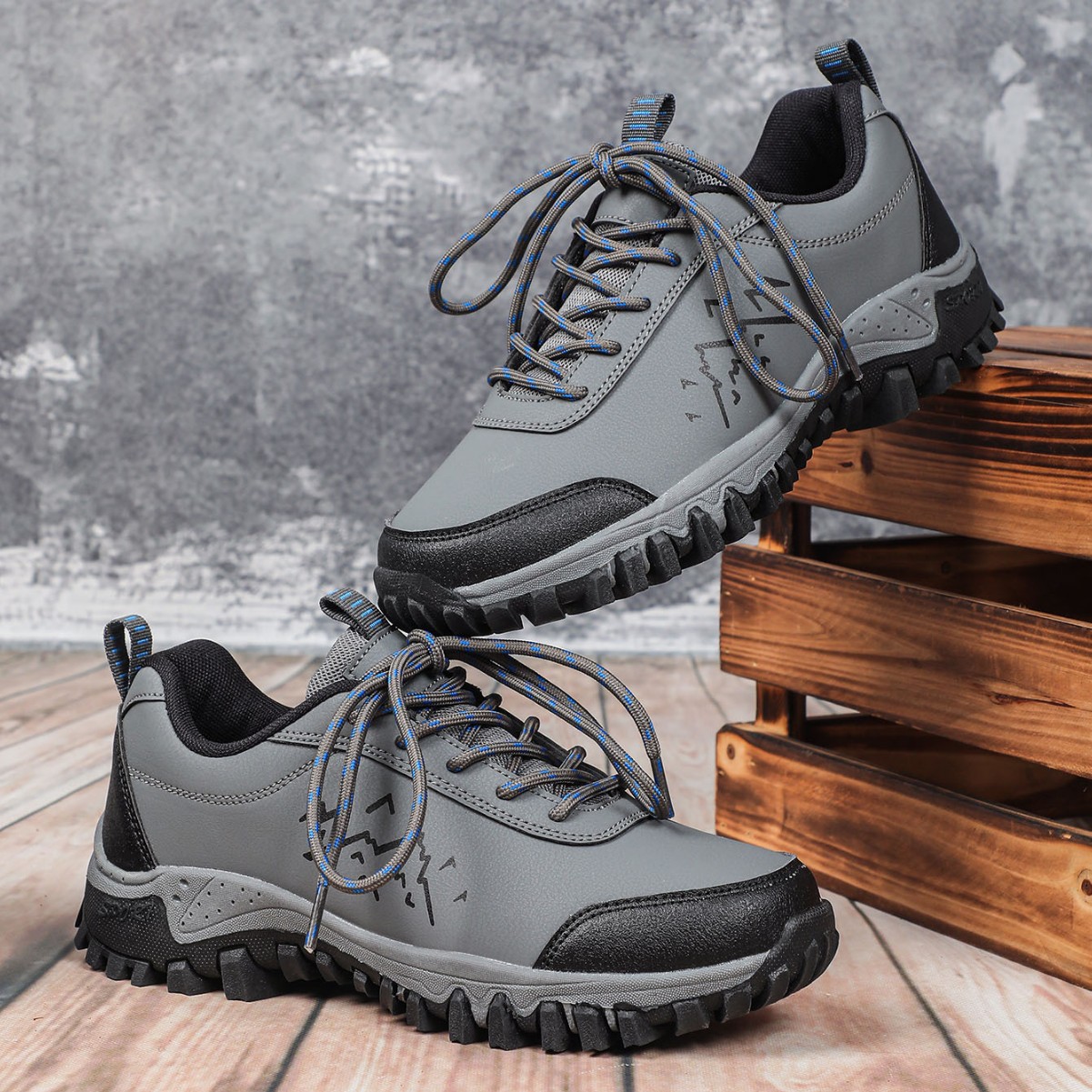 Wear-resistant Outdoor Sneakers Low-top Breathable Walking foto 3