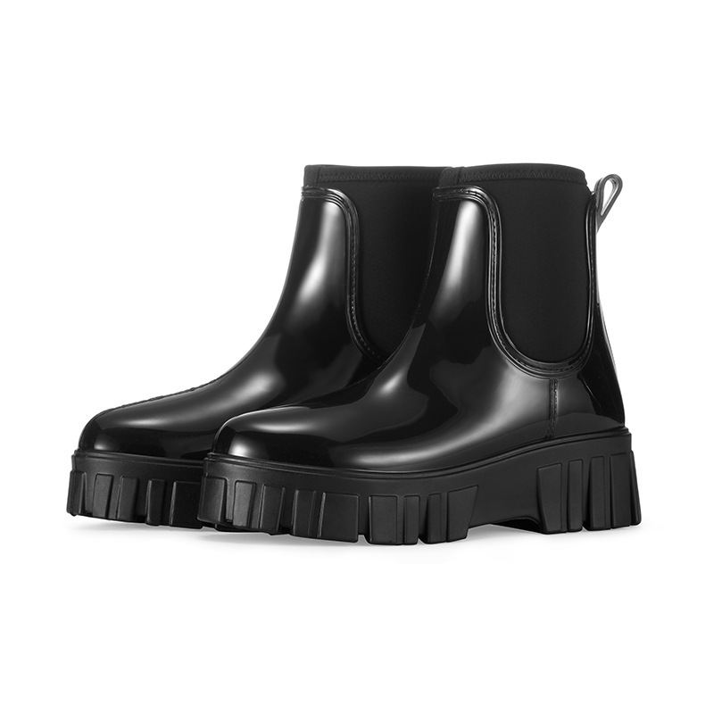 Height Increasing Waterproof Non-slip Low Tube Rain Boots foto 5