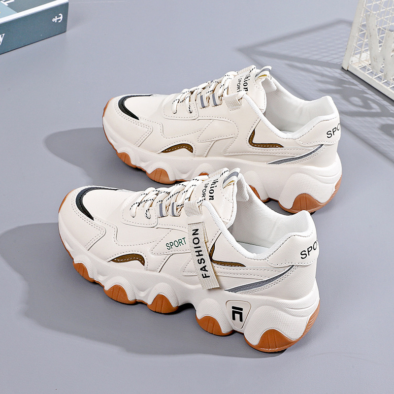 Breathable Sneakers With Thick Insoles For Women Students Running foto 4