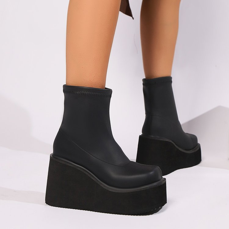 Plus Size Fashion Stocking European And American Fashion Women's Boots foto 2
