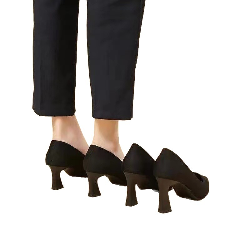 Womens Stylish Pointed-toe High Heels foto 4