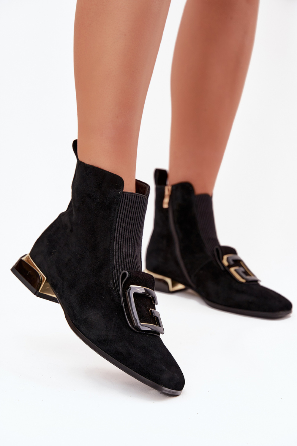 Laarsjes met hoge hak Step in style