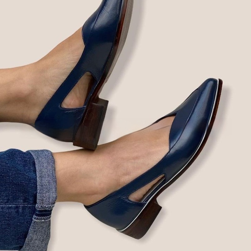 Women's Casual Shallow Mouth Side Empty Shoes foto 2