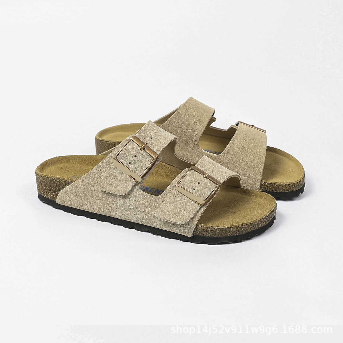 Double-breasted Sandals Outdoor Two-word Slippers For Women foto 4