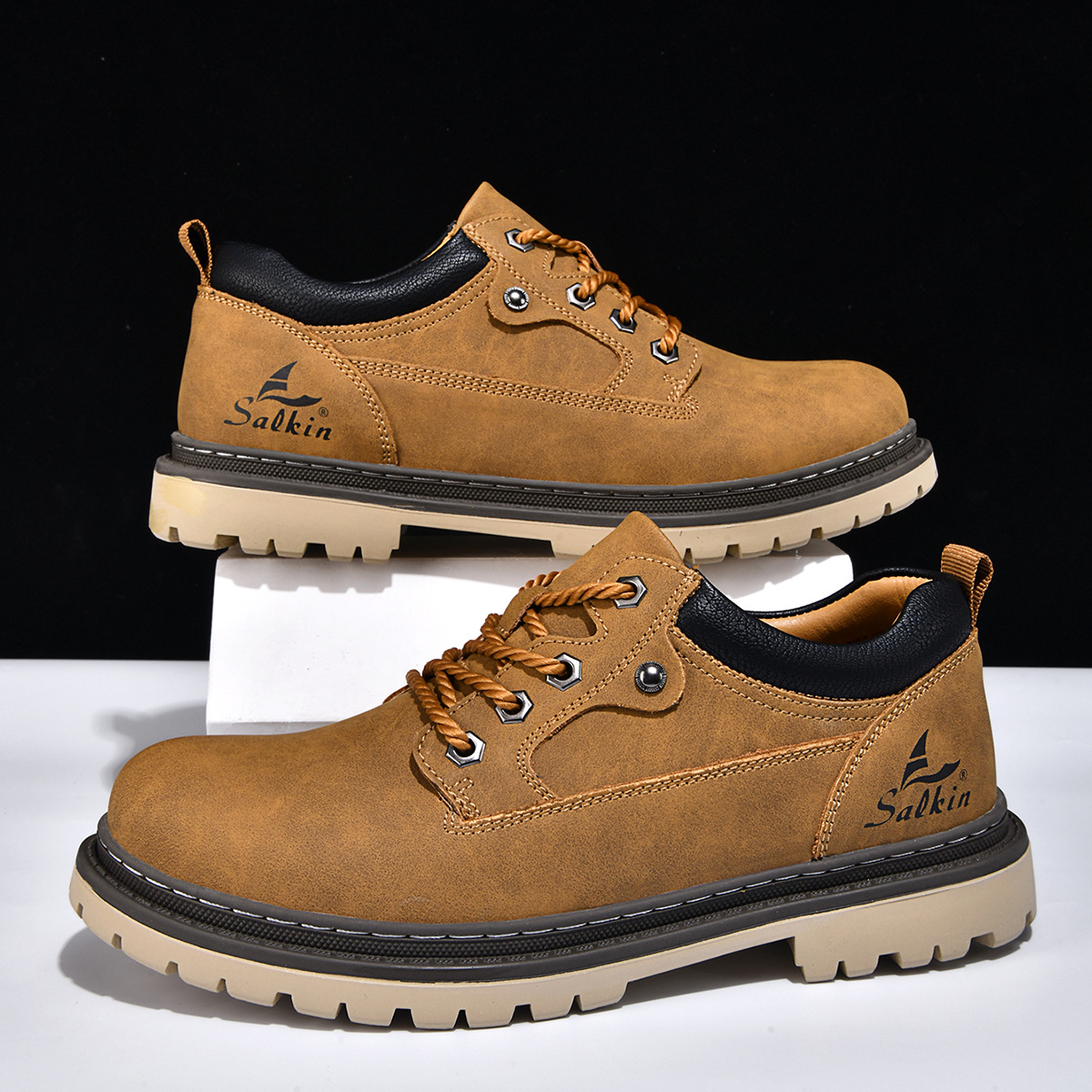 British-style Work Boots For Trendy Men foto 3