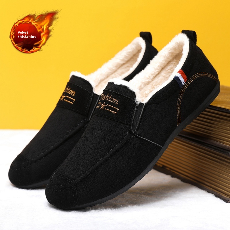 Men's Shoes Autumn And Winter Fleece-lined Gommino foto 4