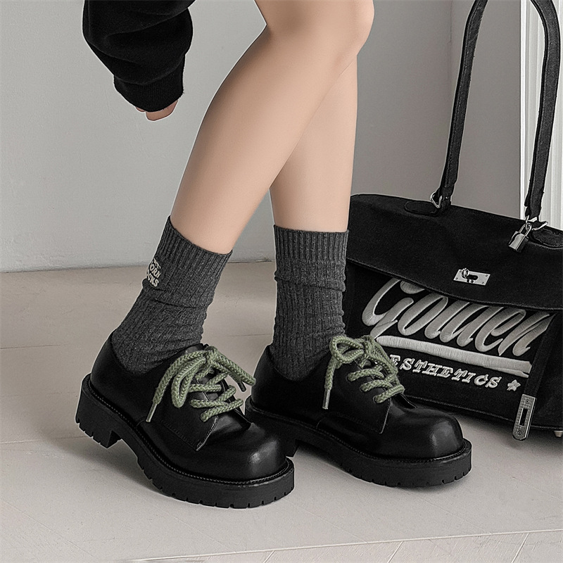 Big Head Derby Men's Platform Height Increasing Casual Leather Shoes foto 4