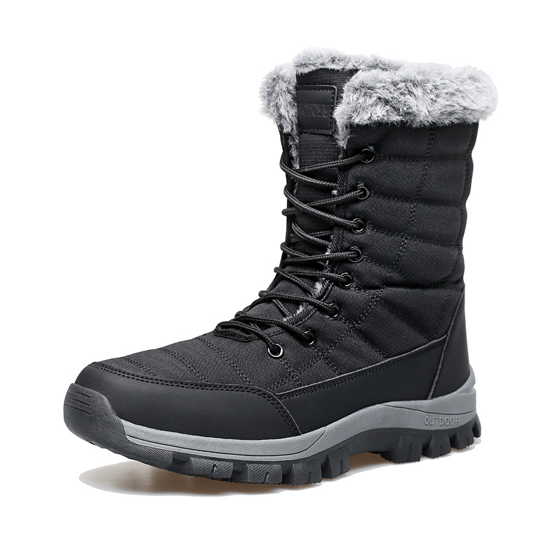 Mens Non-Slip Thickened Extra-Long-Pile Outdoor Sports Boots foto 5