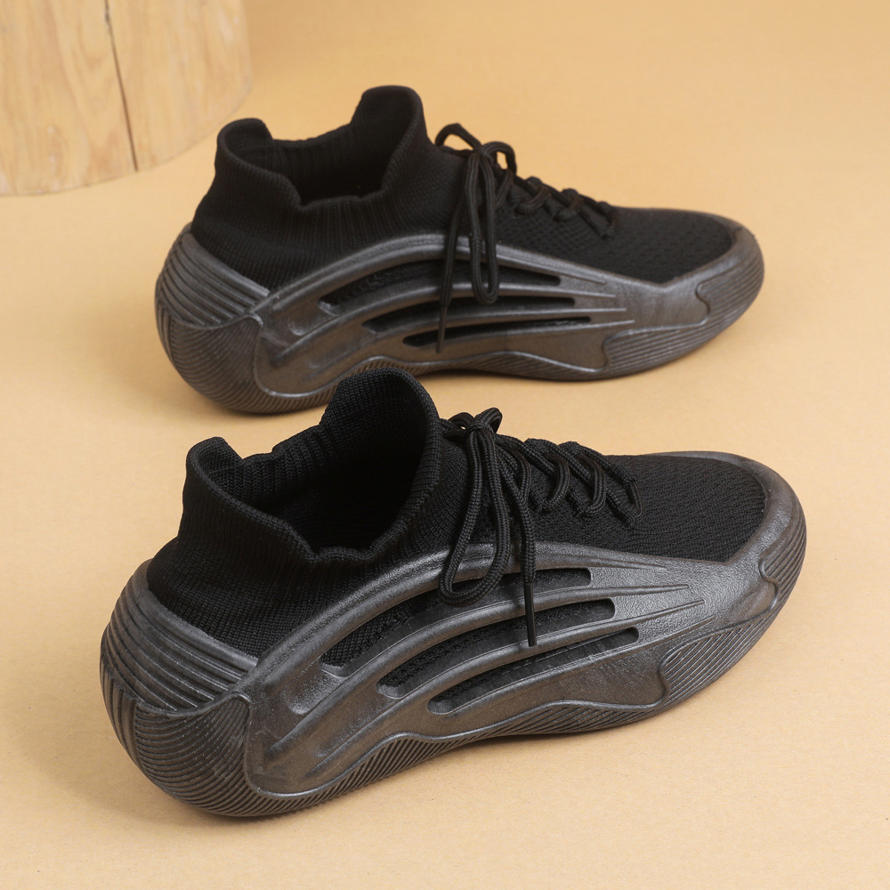 Flat Soft Bottom Casual All-match Stretch Sock Shoes foto 5