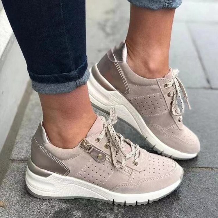Fashion Chunky-soled Sneakers Outdoor Walking Running Casual Shoes For Women foto 5