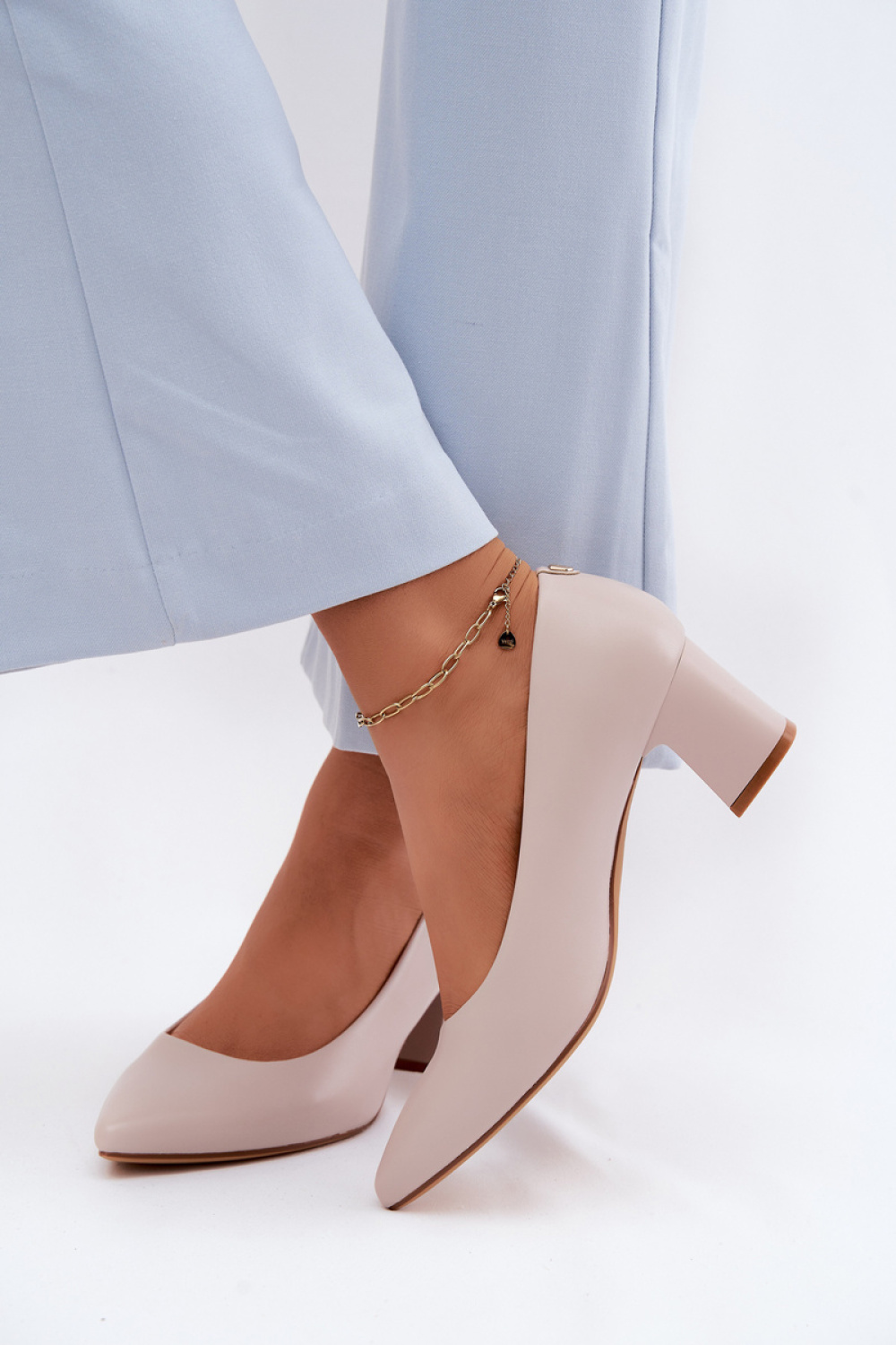 Pumps met dikke hak Step in style foto 3