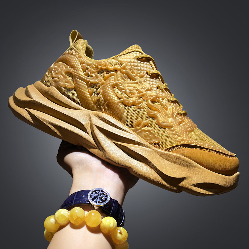 Chinese Loong Breathable Casual Fly Knit Sneakers foto 3