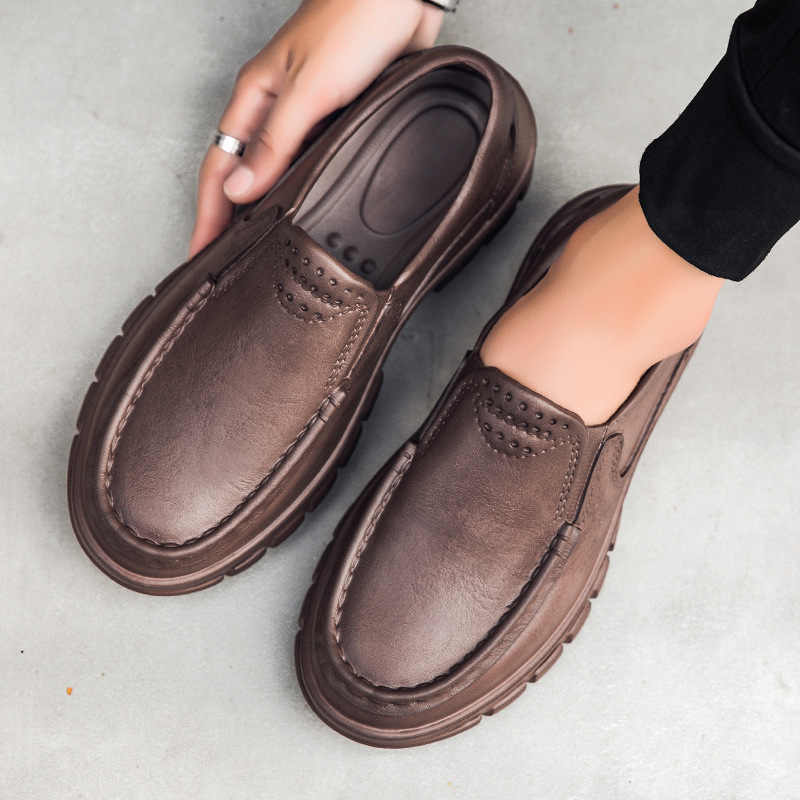 Men's Shoes Spring Work Slip-on foto 2