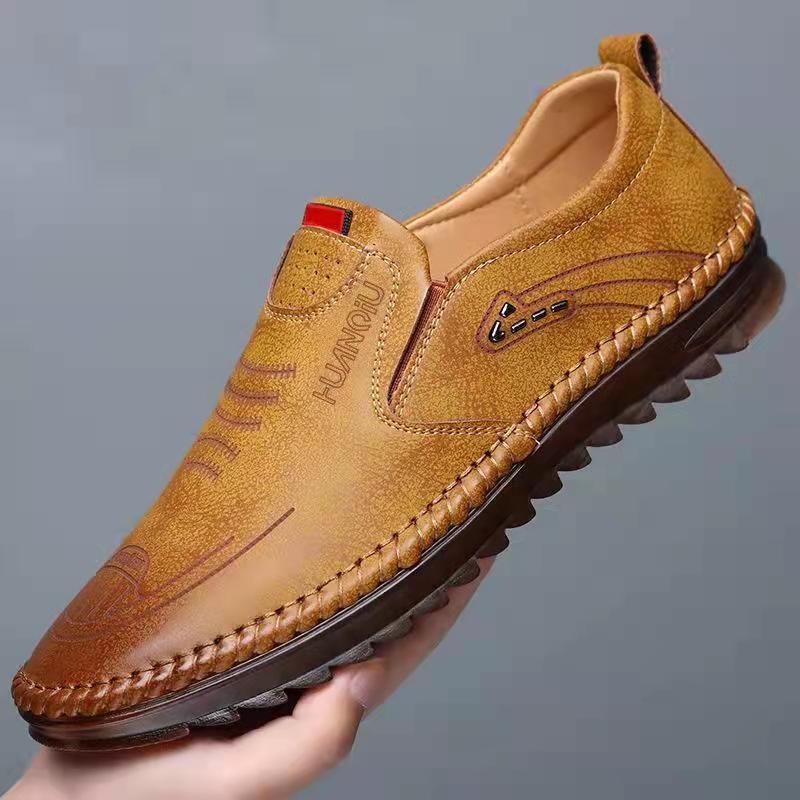 Men's Versatile Casual Soft Leather Shoes foto 4