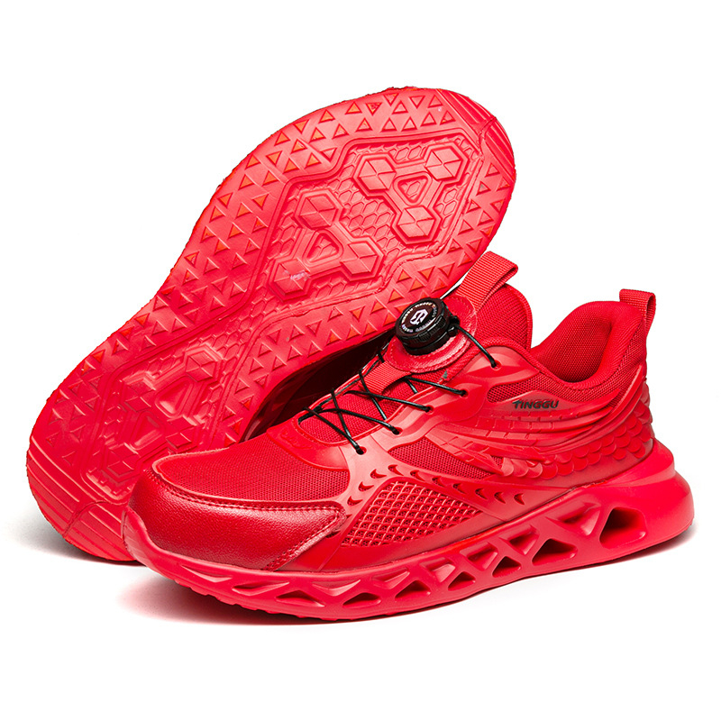 Mens Impact-resistant Puncture-proof Breathable Deodorizing Work Shoes foto 4
