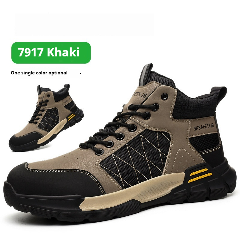 Anti Smashing And Anti Piercing Steel Toe Safety Shoes foto 3