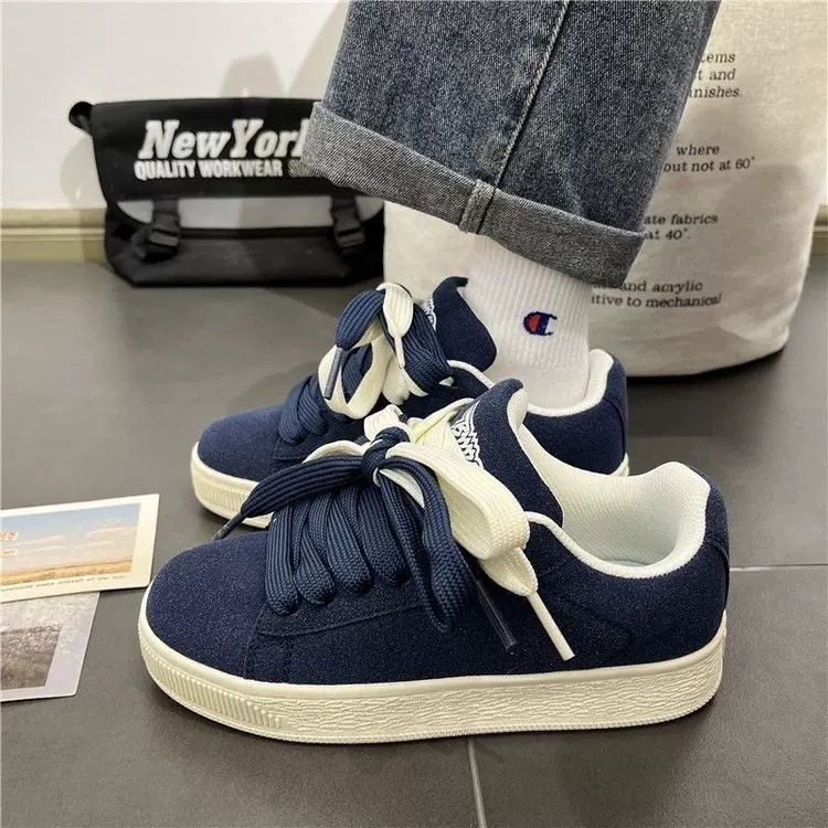 Niche Vintage Chunky-soled Sneakers For Men foto 5