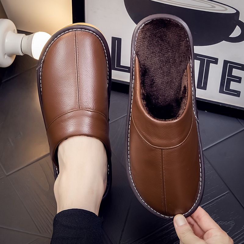 Men's Non-Slip Soft-Soled Cotton Slippers For Home foto 3