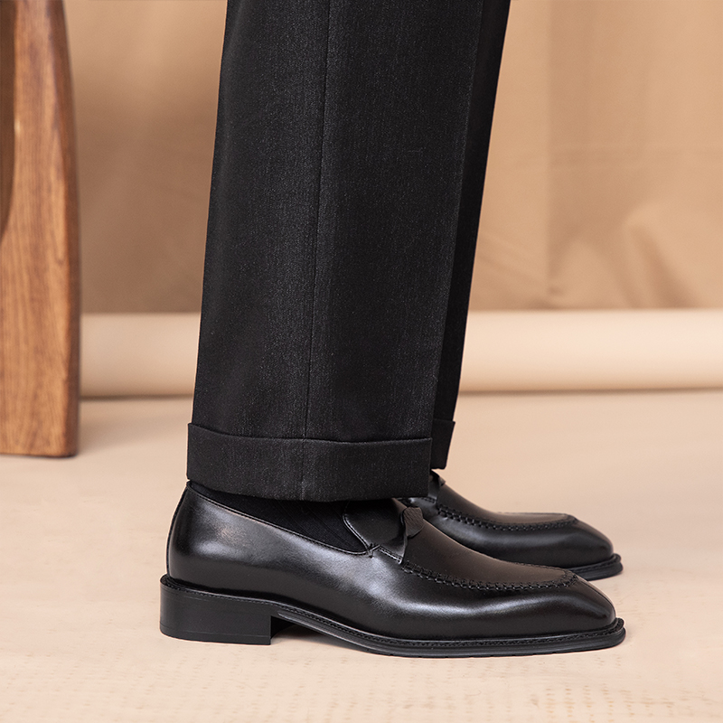Spring And Autumn Leisure Versatile Leather Shoes For Men foto 2