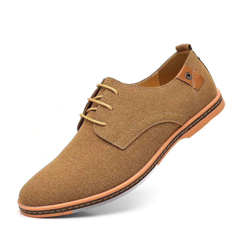Personality Men's Casual Suede Shoes foto 4