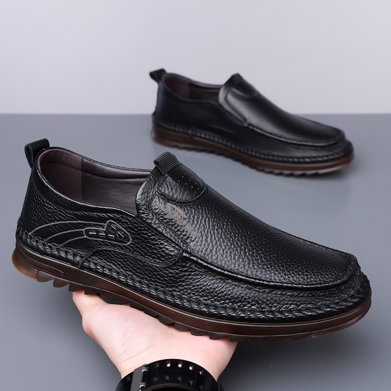 Men's First Layer Cowhide Driving Shoes foto 3
