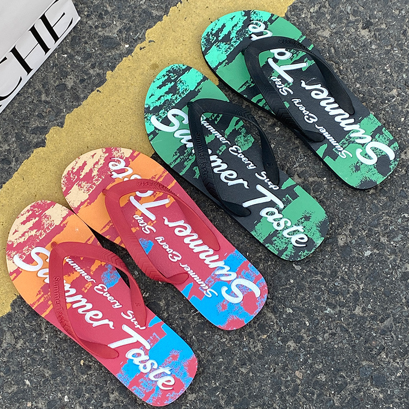 Men's Fashion Personality Non-slip Flip-flops foto 2