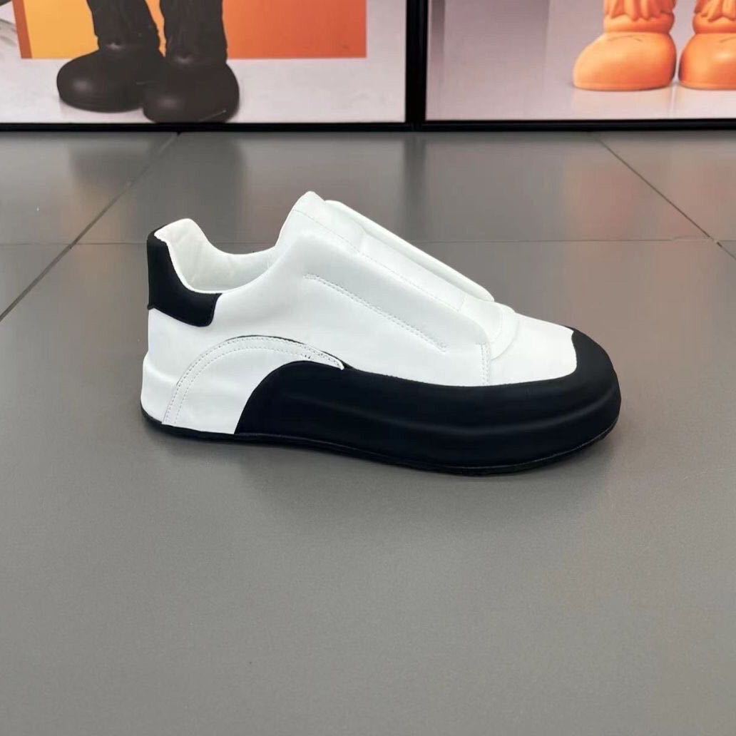 Genuine Leather Slip-on Breathable Running Casual Shoes foto 5