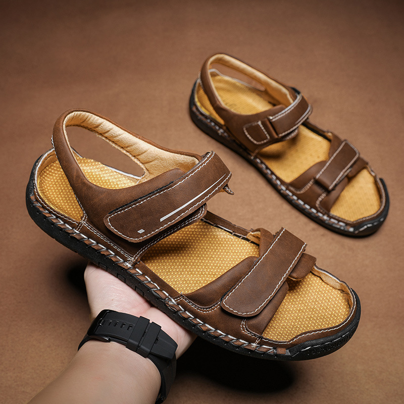 Men's Sandals Casual Trend Leather Sandals Men's Wholesale foto 5
