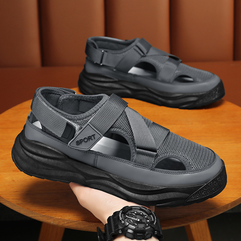 Men's Fashion Casual Closed Toe Sneaker Sandals foto 2