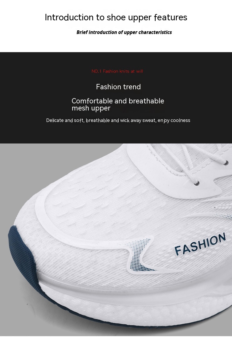 Flying Woven Air Cushion Turn Buckle Running Shoes foto 5
