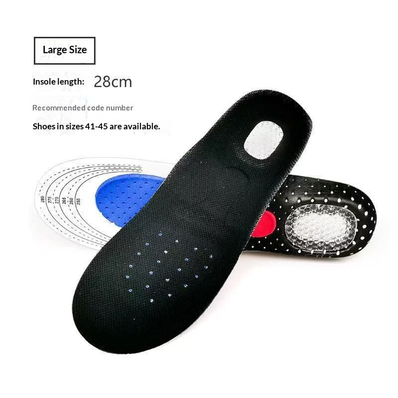 Arch-support Athletic Insoles With Sweat-absorbing Latex Air Cushioning foto 3